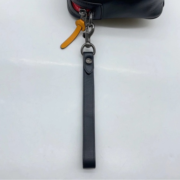 Auth Coach Signature Beige Black PVC
Leather Clutch Bag W/Dust bag - Picture 13 of 16